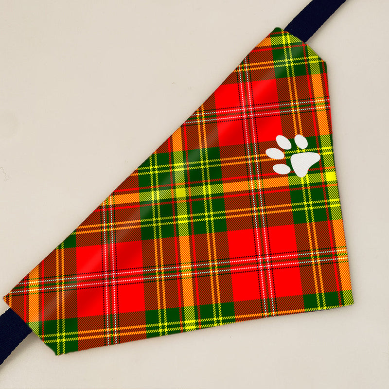 Leask Modern Tartan Pet Bandana