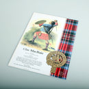 MacBain Scottish Clan Poster A4