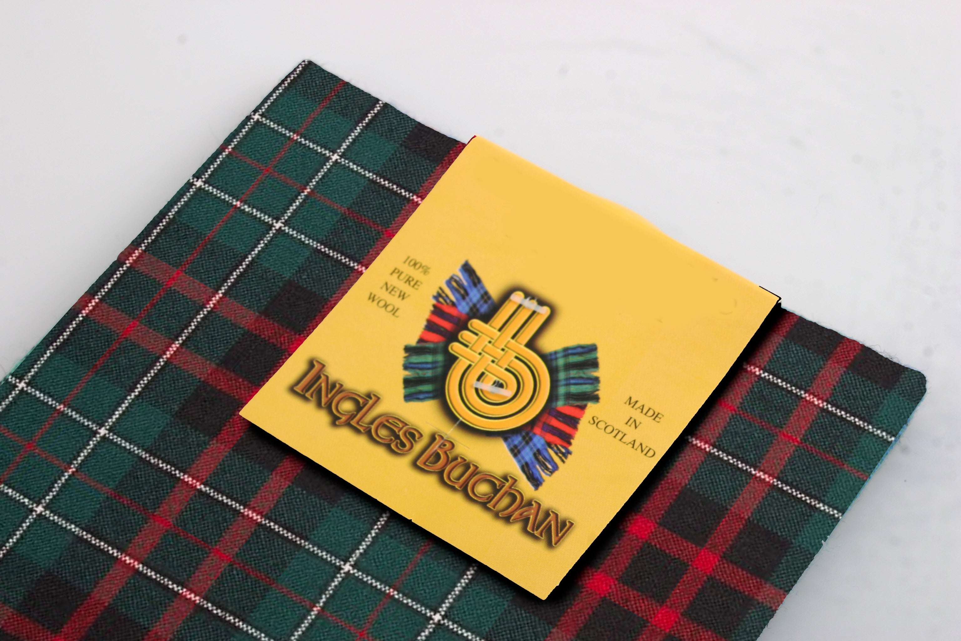 Wool Tartan Pocket Square in MacDiarmid Modern Tartan