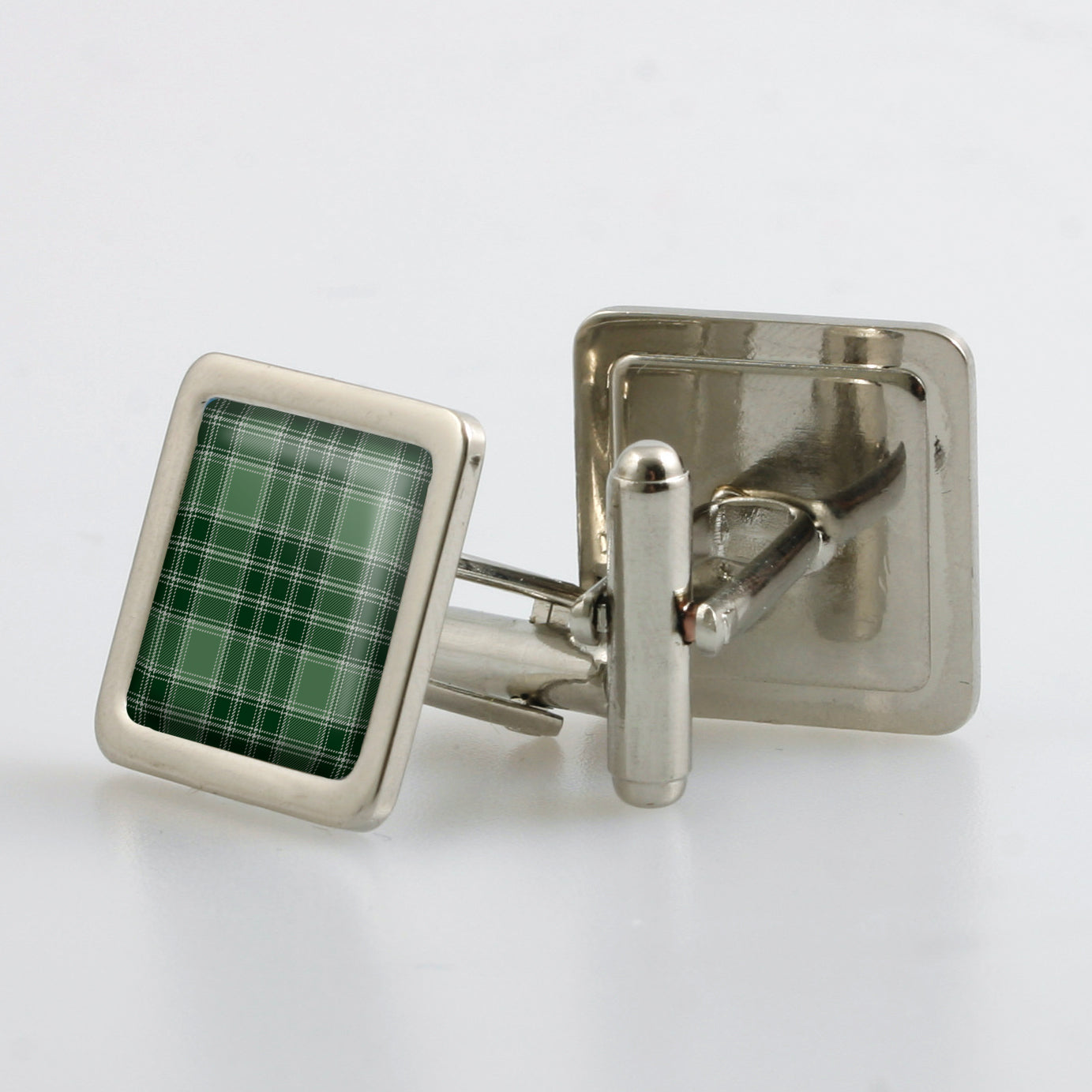 MacDonald Lord of The Isles Hunting Ancient Tartan Cufflinks - Choose Your Shape