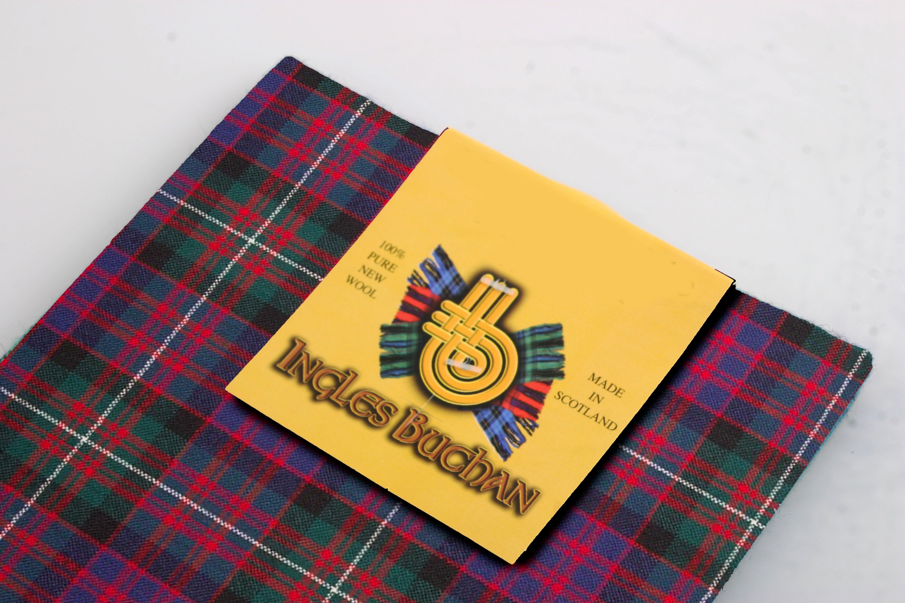 Wool Tartan Pocket Square in MacDonell of Glengarry Modern Tartan