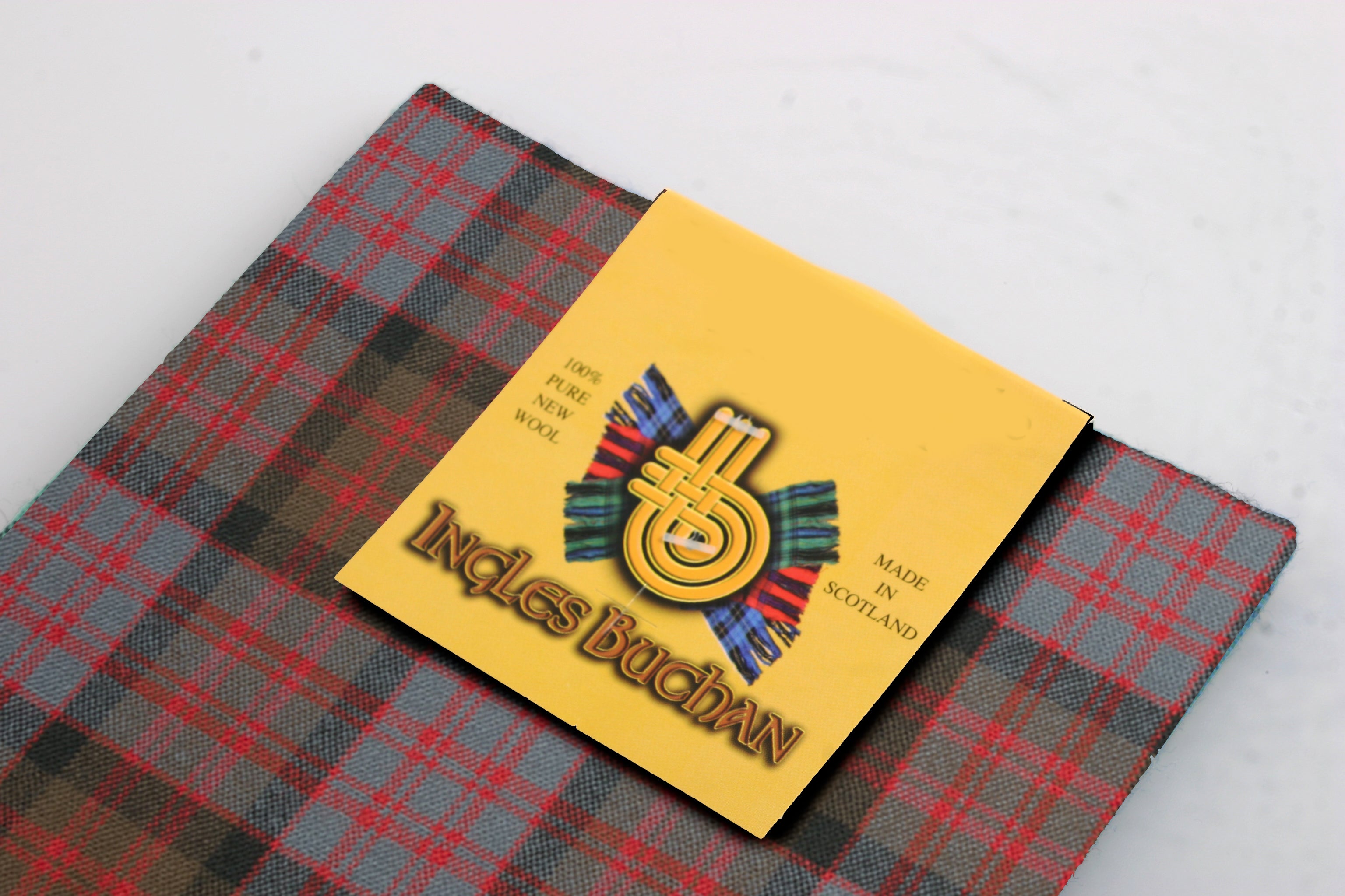 Wool Tartan Pocket Square in MacDonald Weathered Tartan