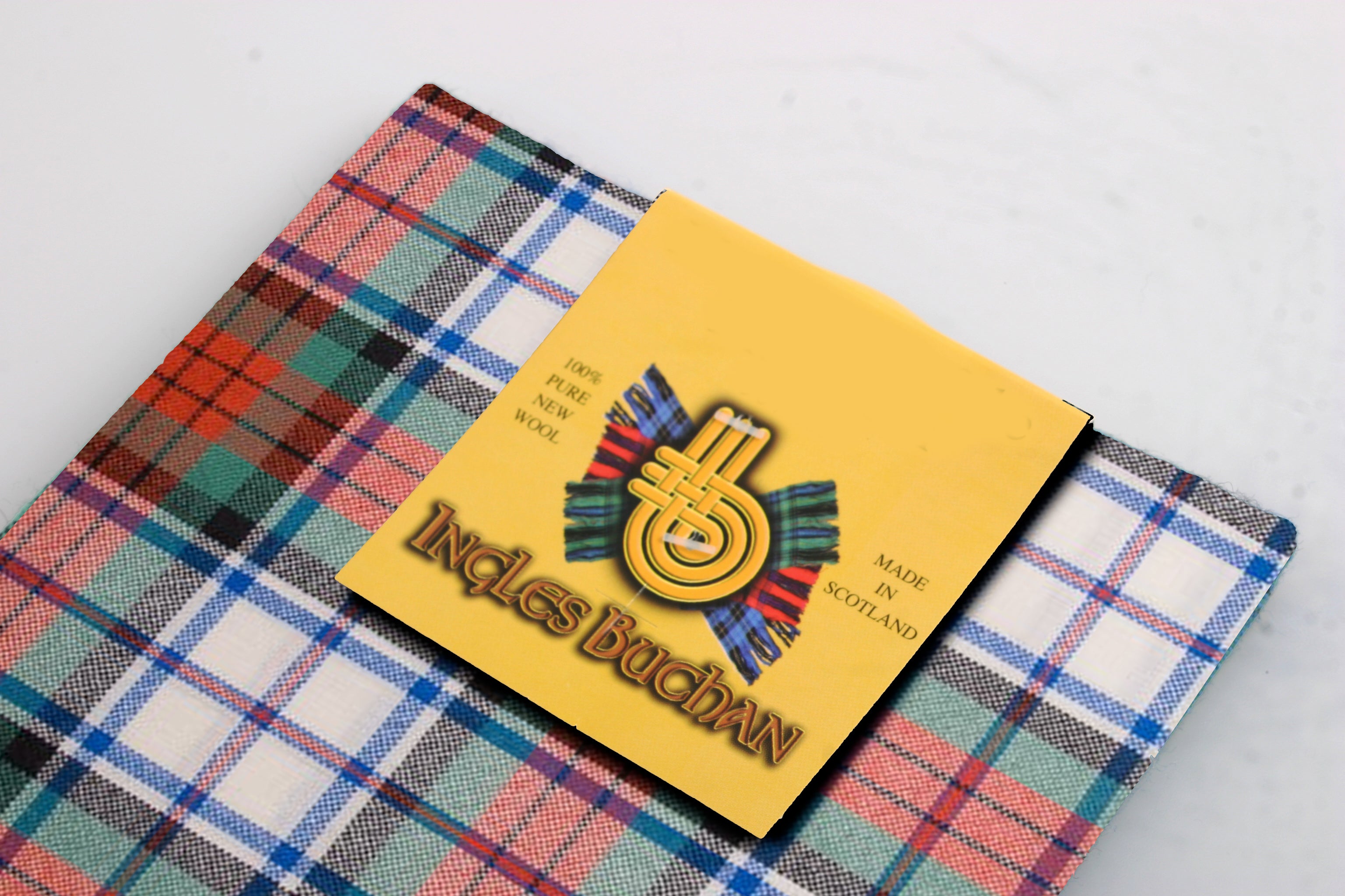 Wool Tartan Pocket Square in MacDuff Dress Ancient Tartan