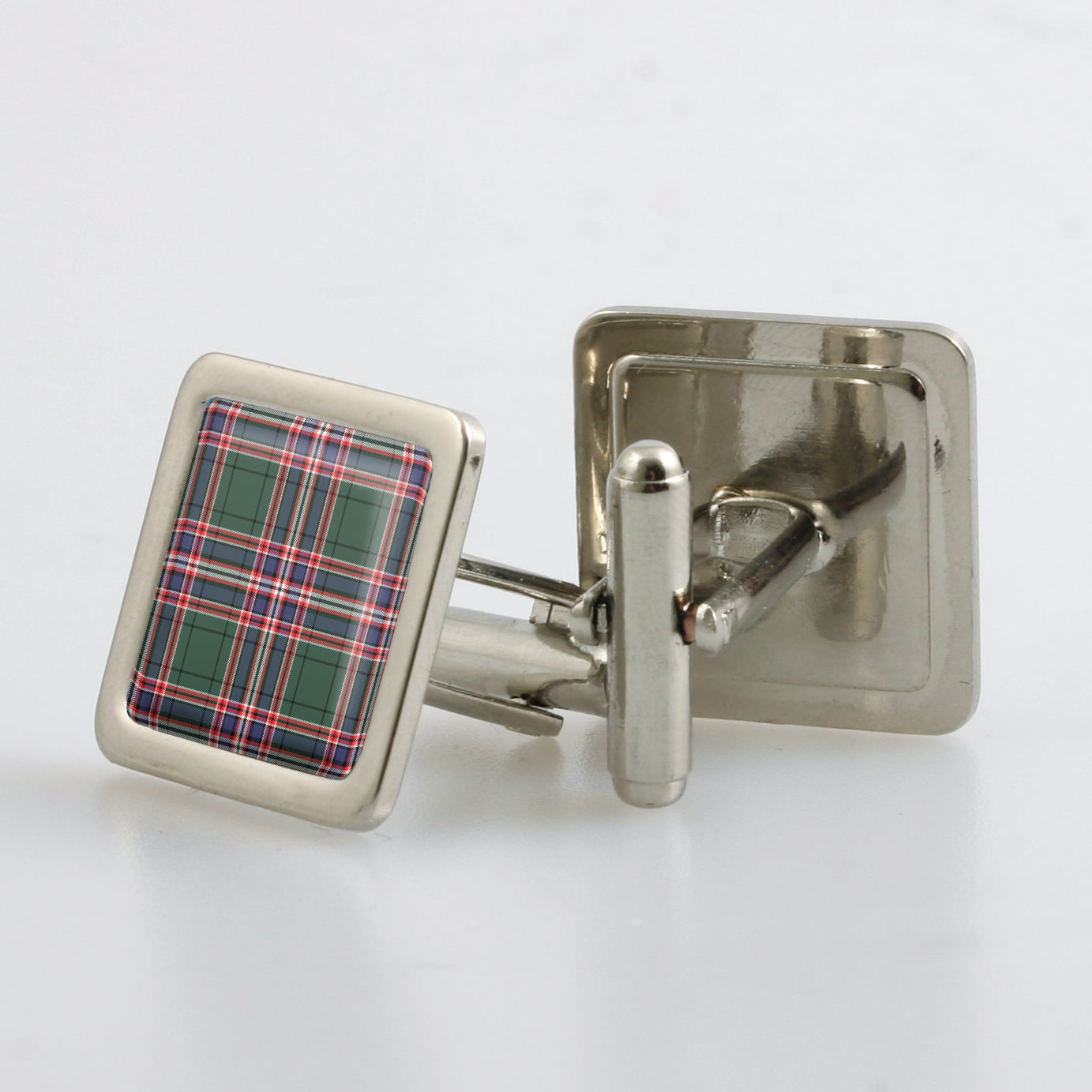 MacFarlane Hunting Modern Tartan Cufflinks - Choose Your Shape