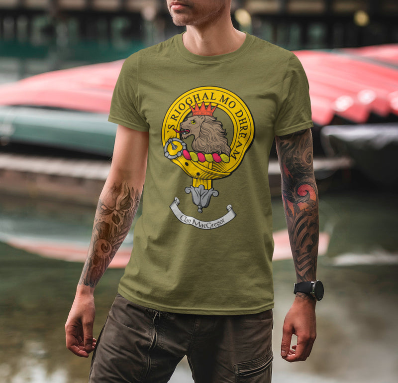 MacGregor Clan Crest Gents T Shirt