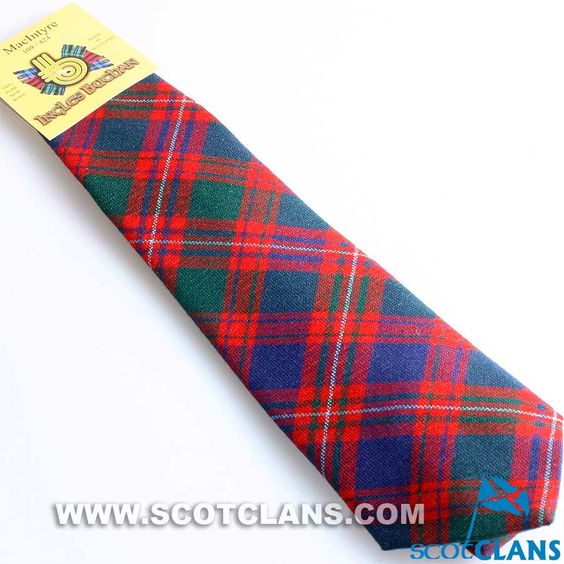 Pure Wool Tie in MacIntyre Modern Tartan