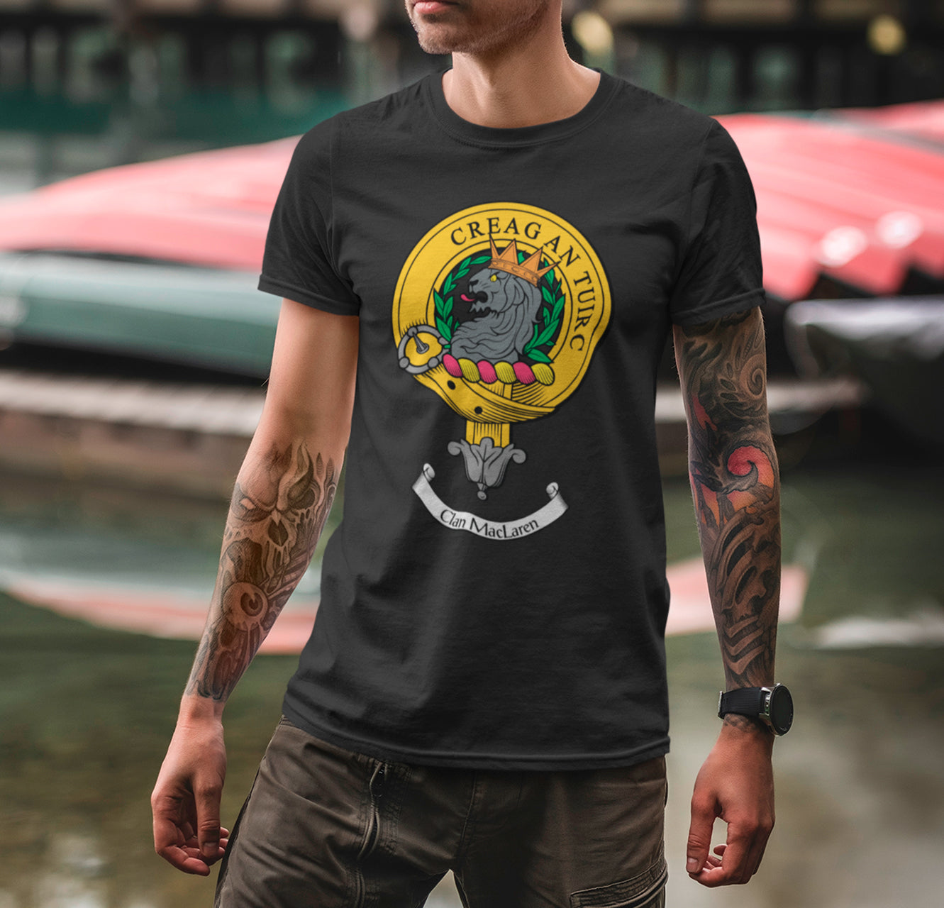 MacLaren Clan Crest Gents T Shirt