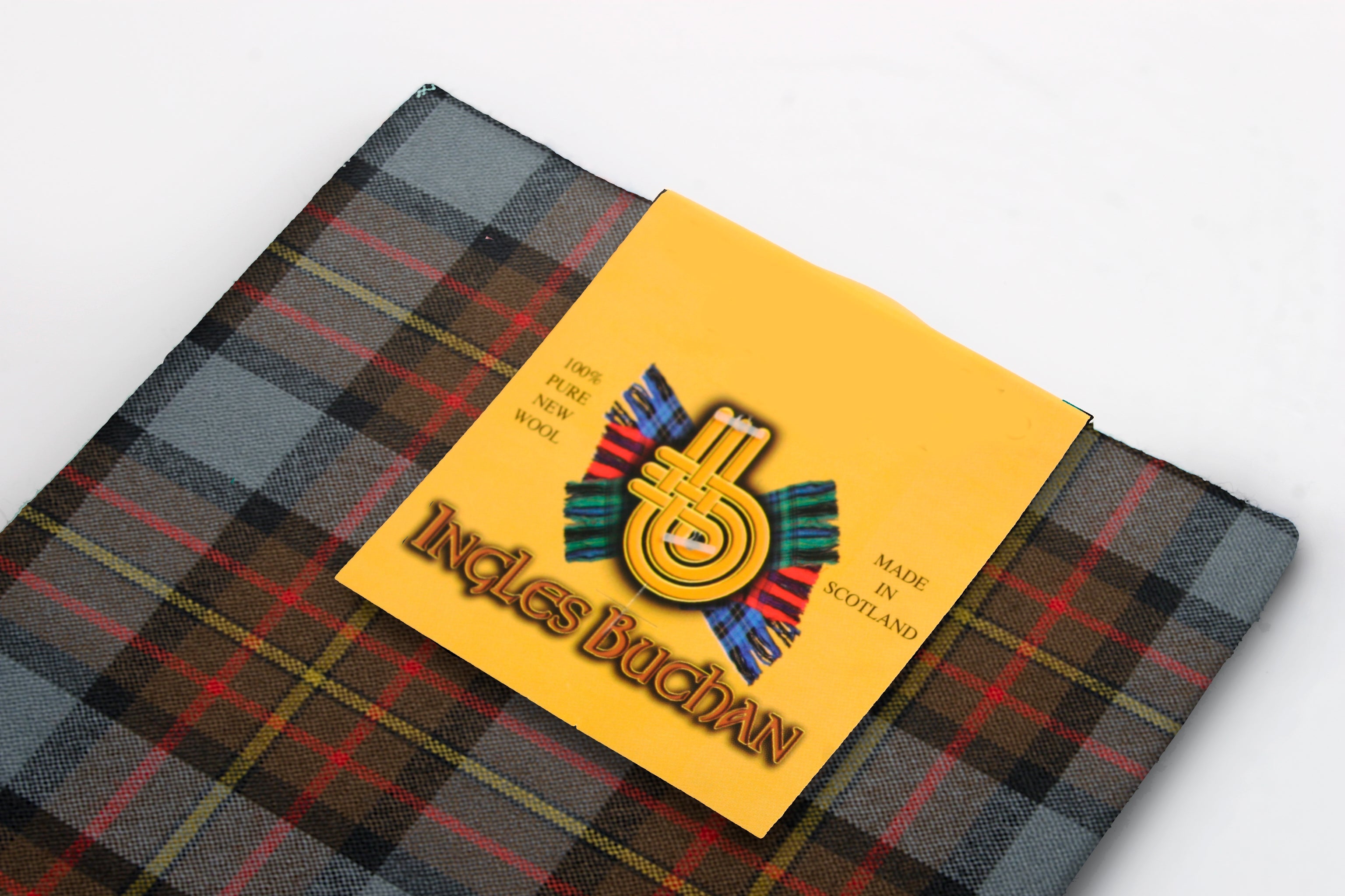 Wool Tartan Pocket Square in MacLaren Weathered Tartan