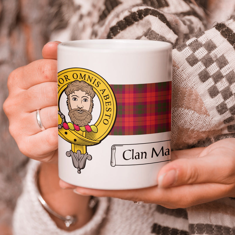 MacNab Clan Crest and Tartan Mug