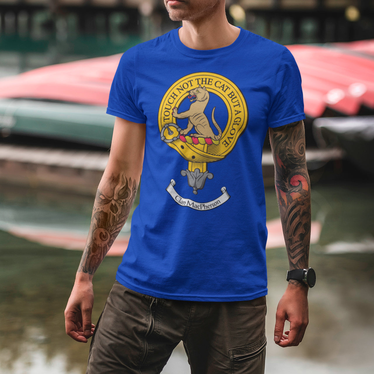 MacPherson Clan Crest Gents T Shirt