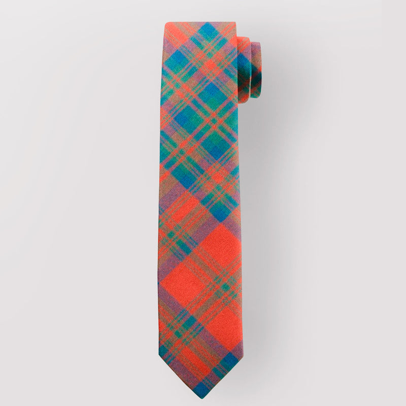 Pure Wool Tie in Matheson Red Ancient Tartan.