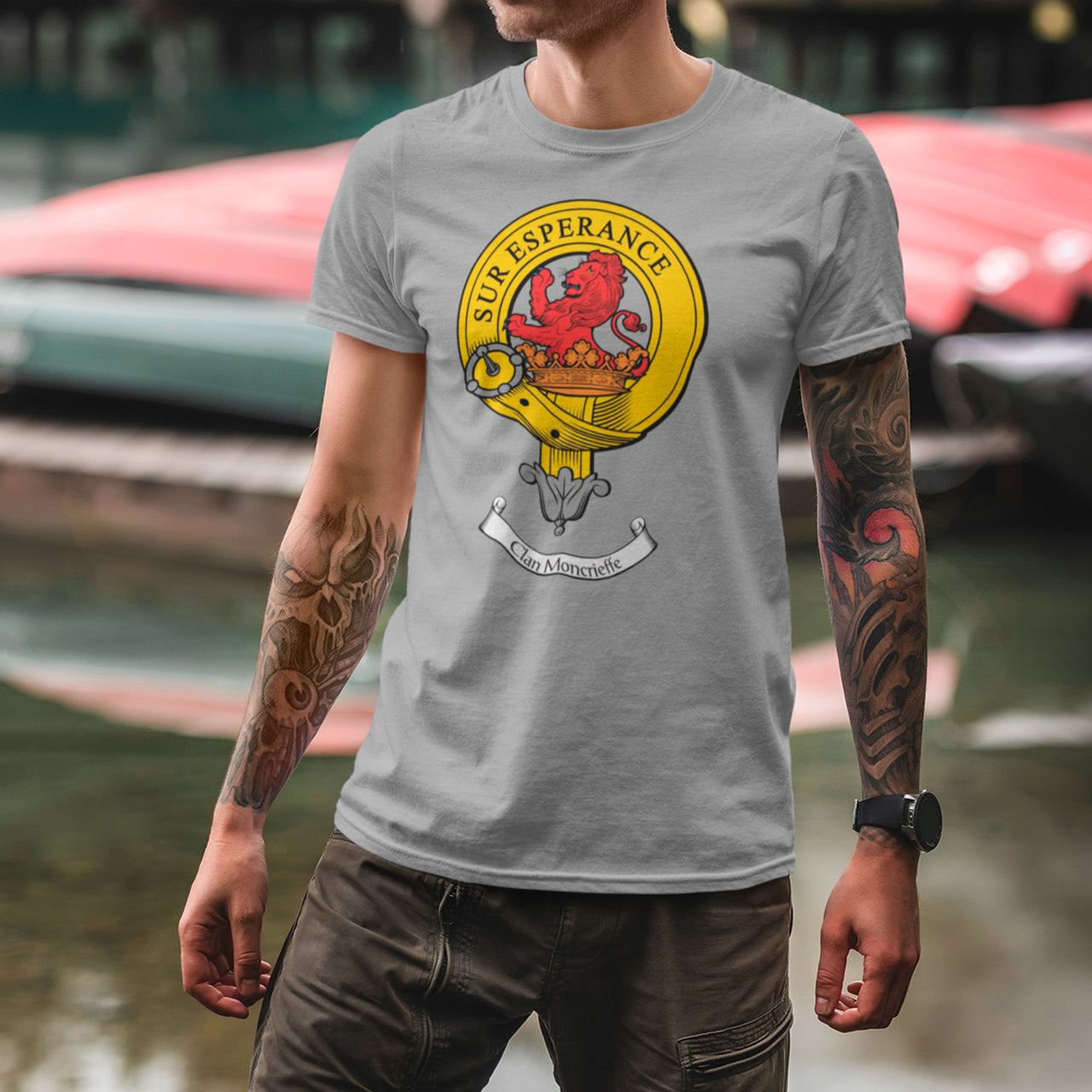 Moncrieffe Clan Crest Gents T Shirt