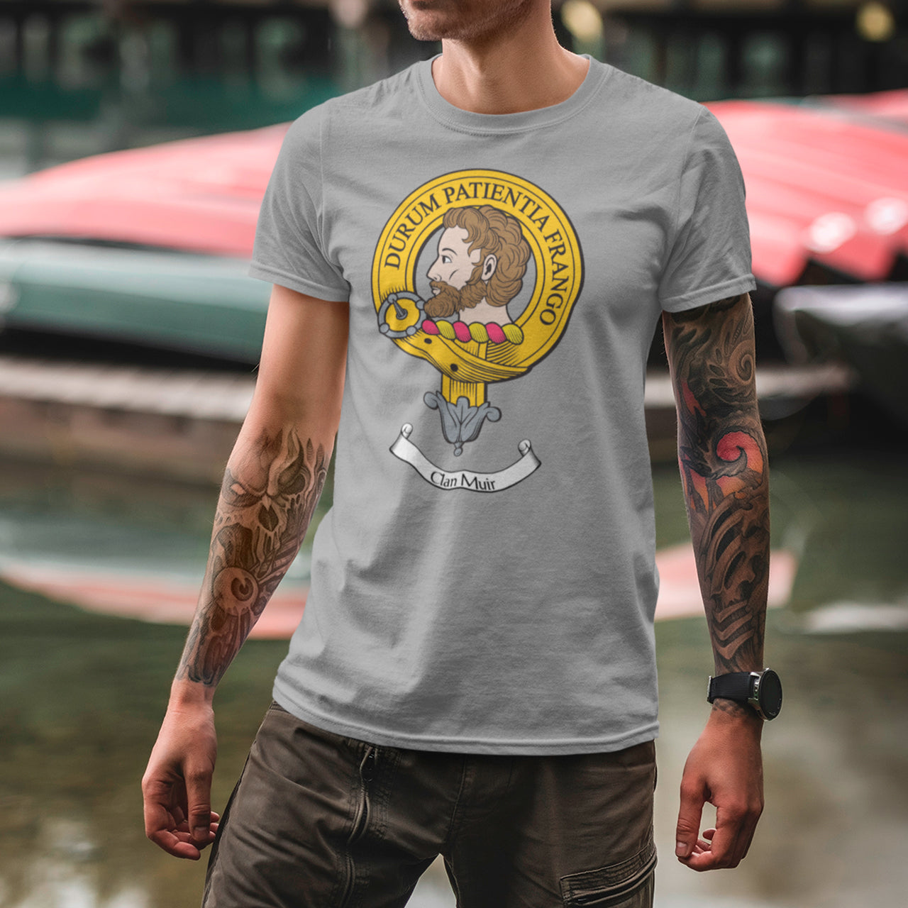 Muir Clan Crest Gents T Shirt