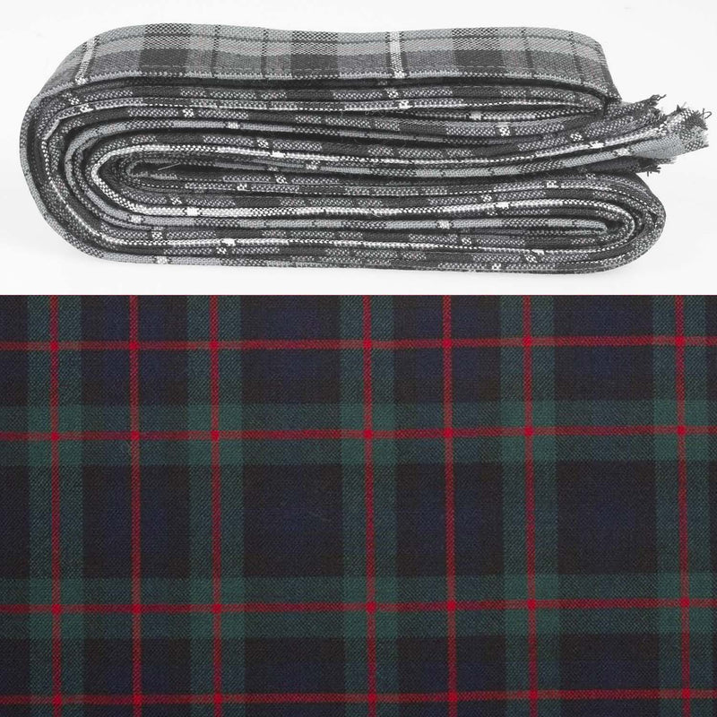 Wool Strip Ribbon in Murray of Atholl Modern Tartan - 5 Strips, Choose Your Width