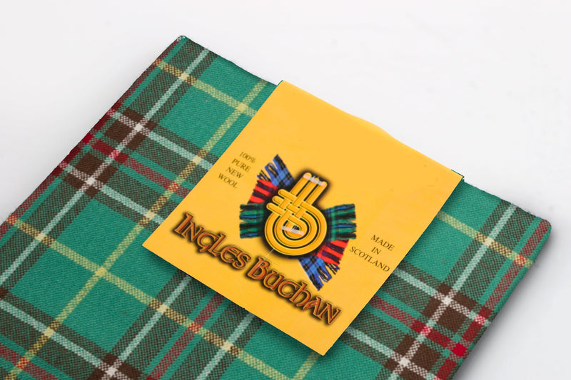 Wool Tartan Pocket Square in Newfoundland Tartan