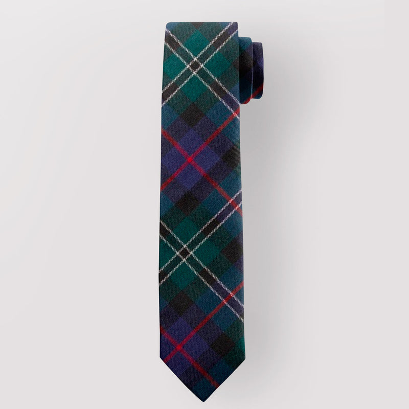 Pure Wool Tie in Rose Hunting Modern Tartan