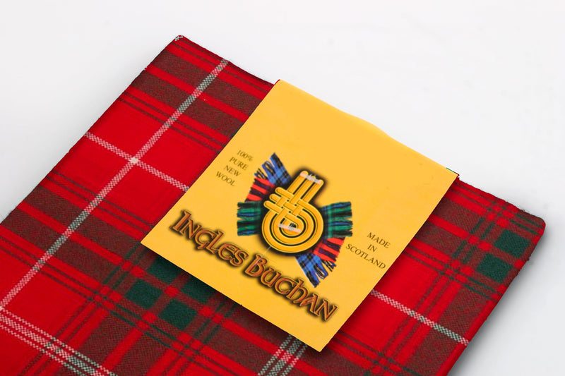 Wool Tartan Pocket Square in Duke of Rothsay Tartan