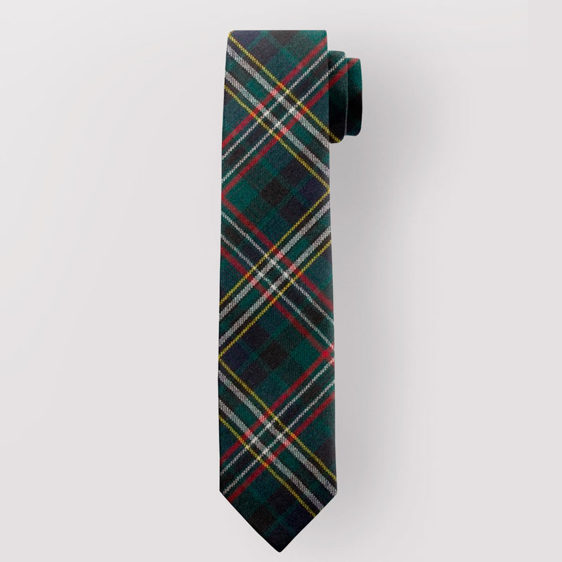 Pure Wool Tie in Scott Green Modern Tartan
