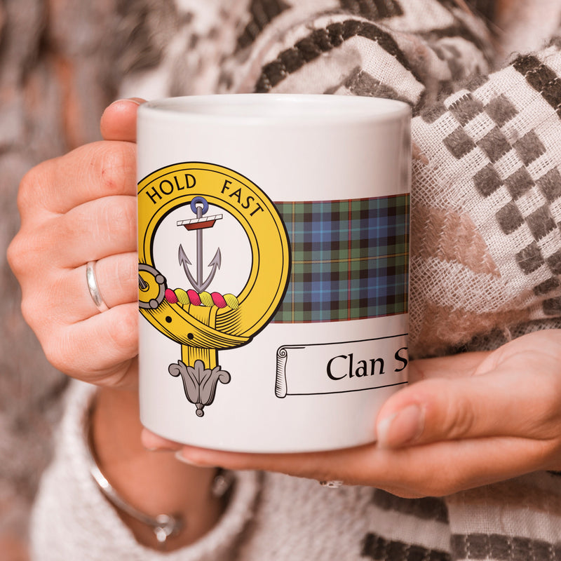 Smith Clan Crest and Tartan Mug