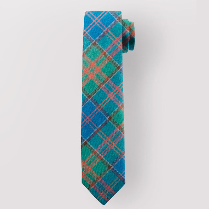 Pure Wool Tie in Stewart of Appin Hunting Ancient Tartan