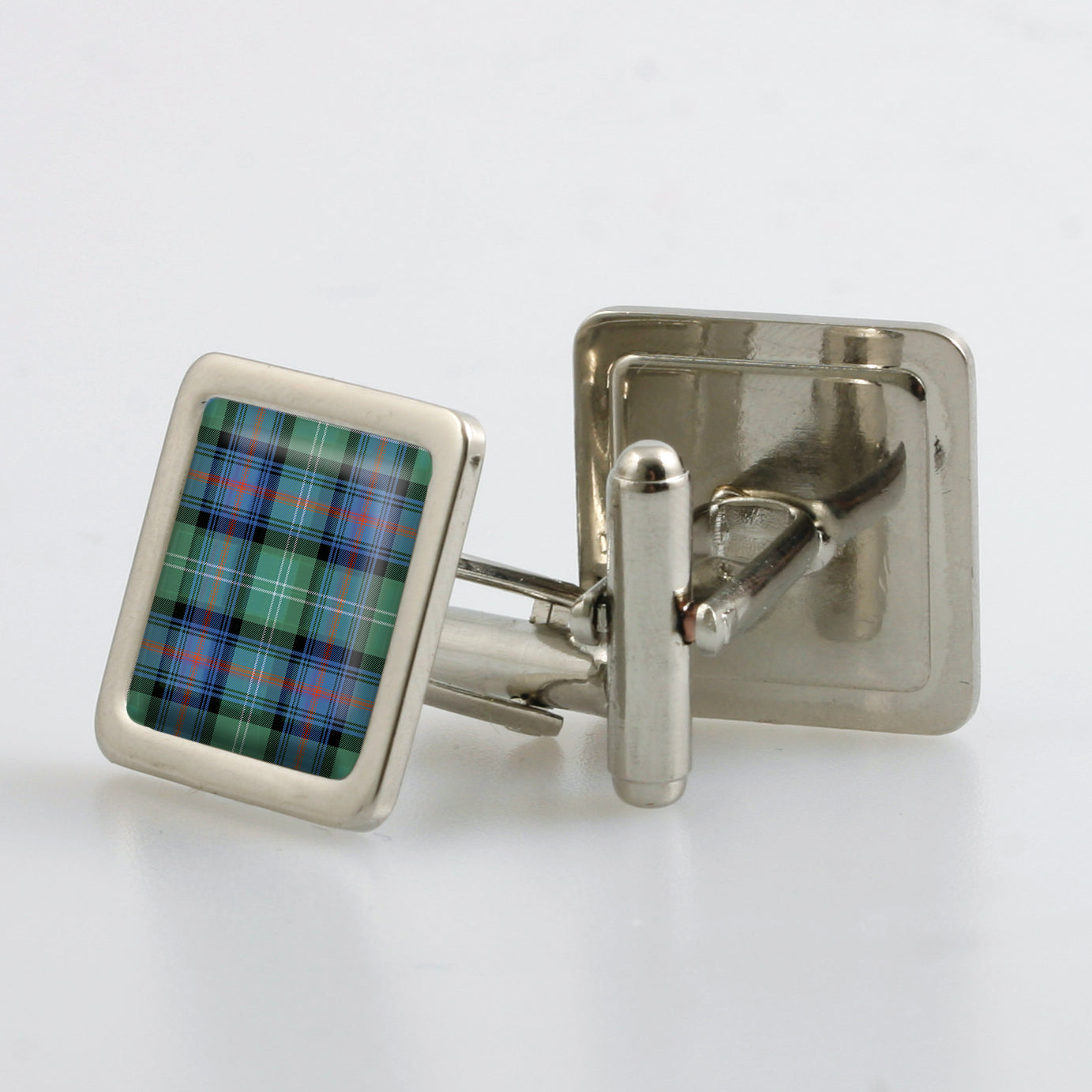 Sutherland Ancient Tartan Cufflinks - Choose Your Shape