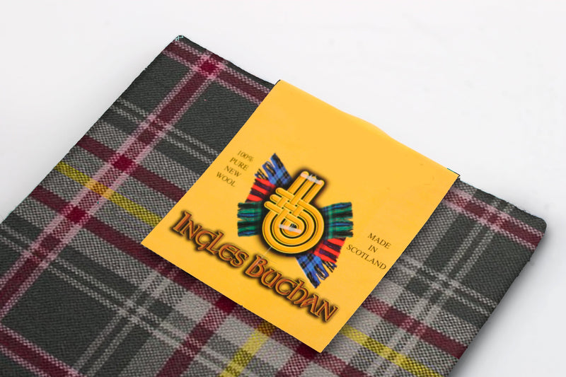 Wool Tartan Pocket Square in Tasmania Tartan