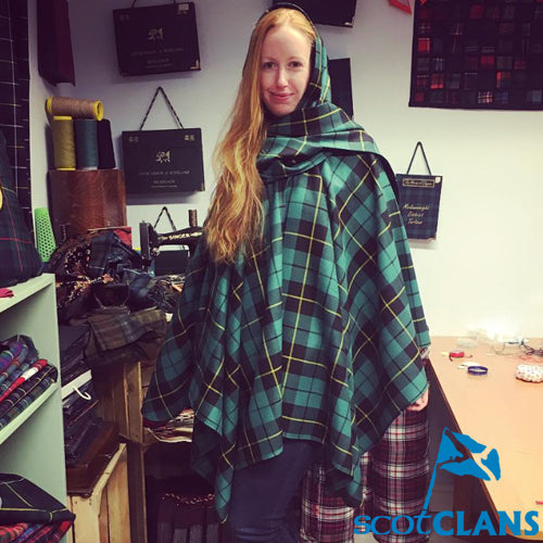 The Laird Hooded Scarf Cape - Pick a tartan