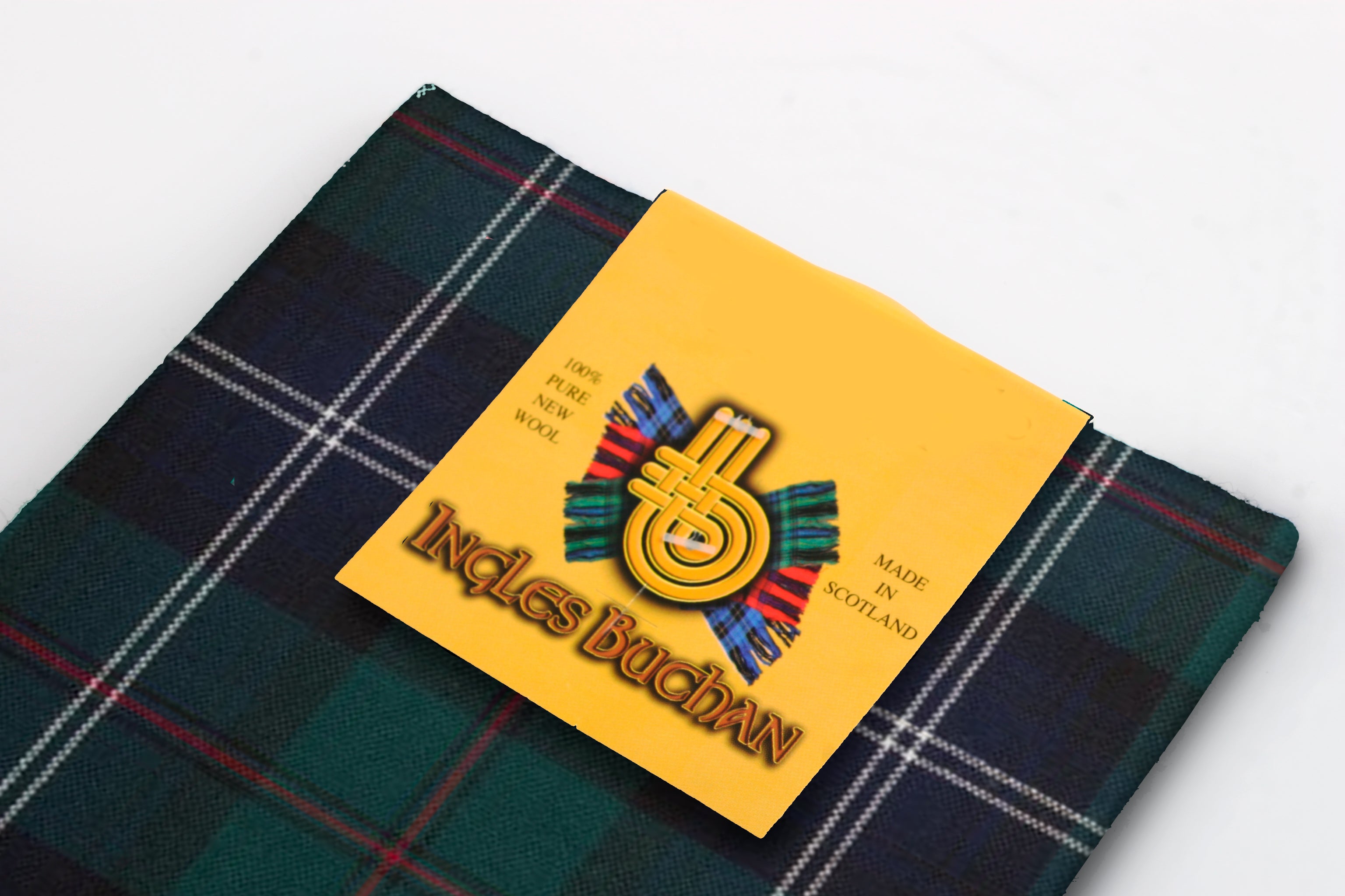 Wool Tartan Pocket Square in Urquhart Modern Tartan