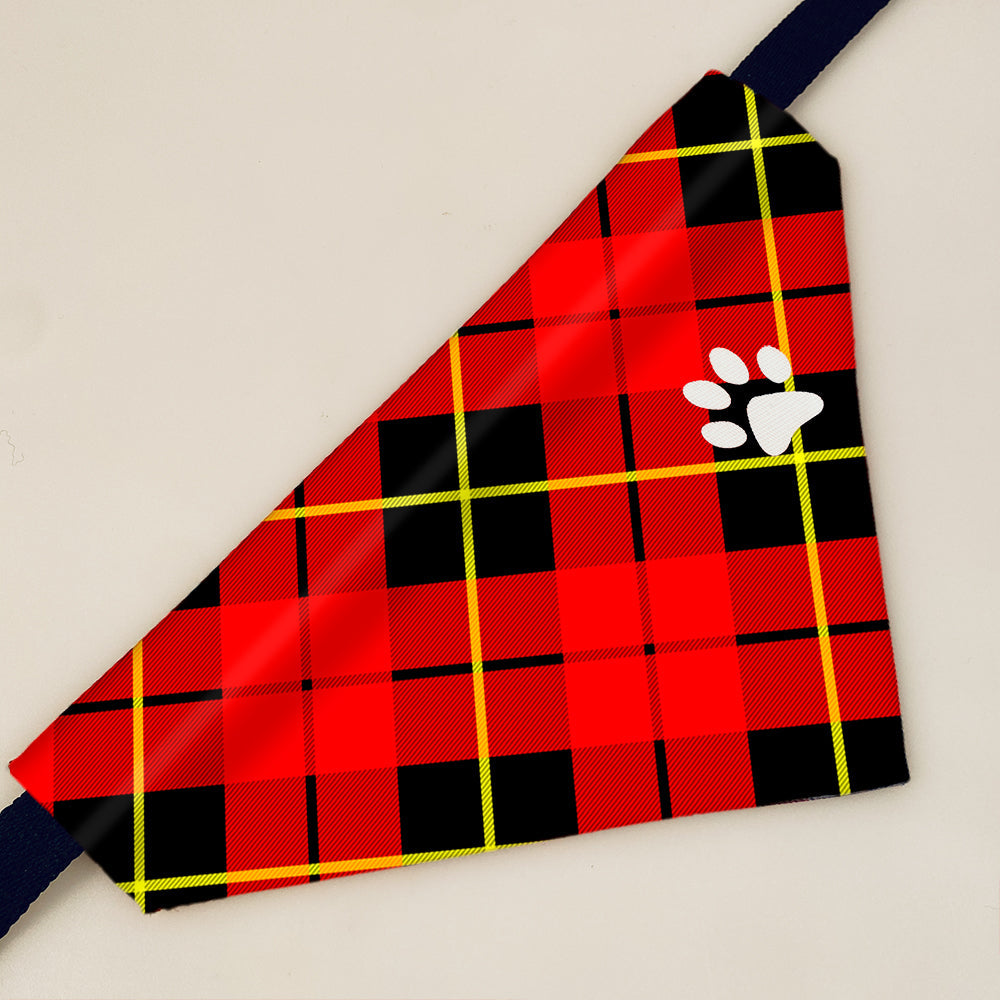 Wallace Modern Tartan Pet Bandana