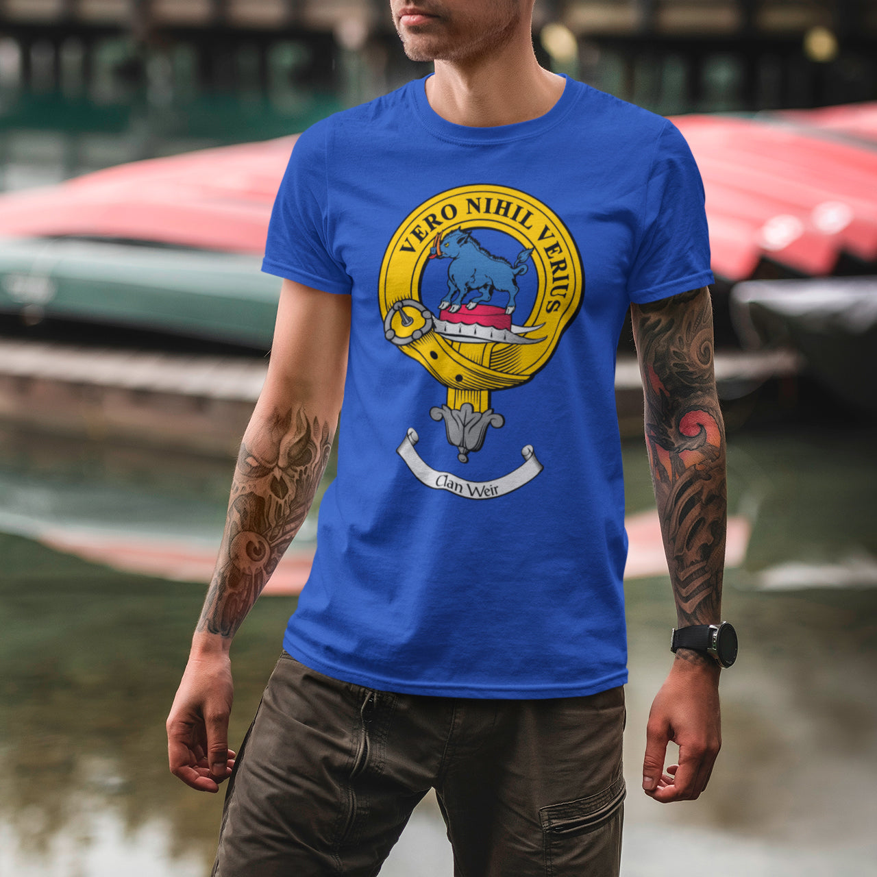 Weir Clan Crest Gents T Shirt