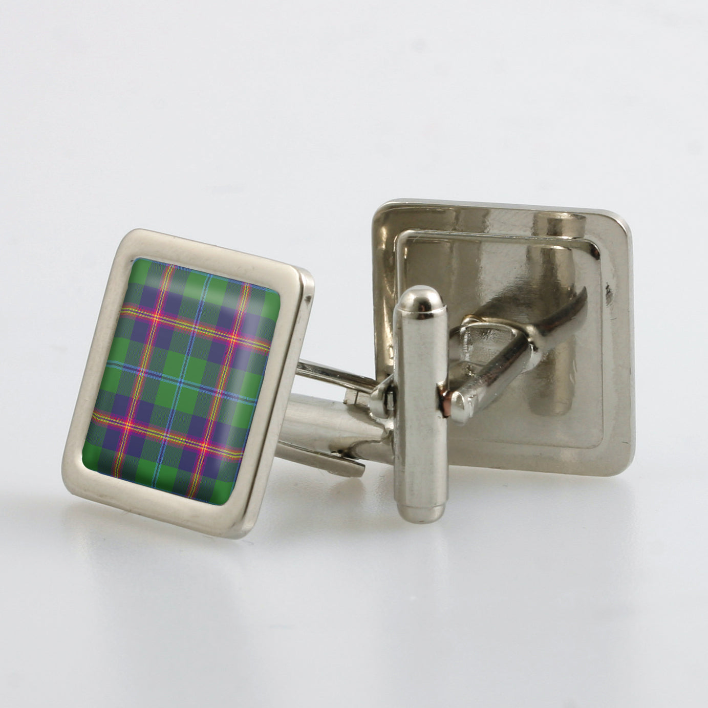 Young Modern Tartan Cufflinks - Choose Your Shape