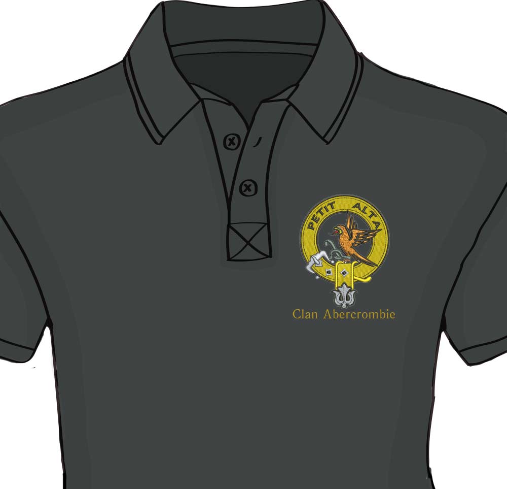 Abercrombie Clan Crest Embroidered Polo