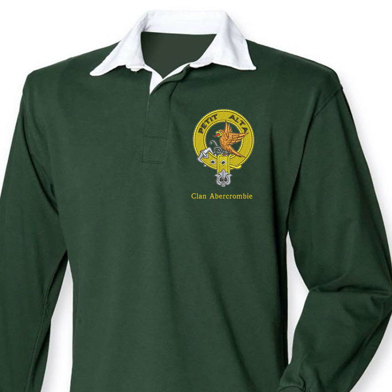 Abercrombie Clan Crest Embroidered Rugby Shirt
