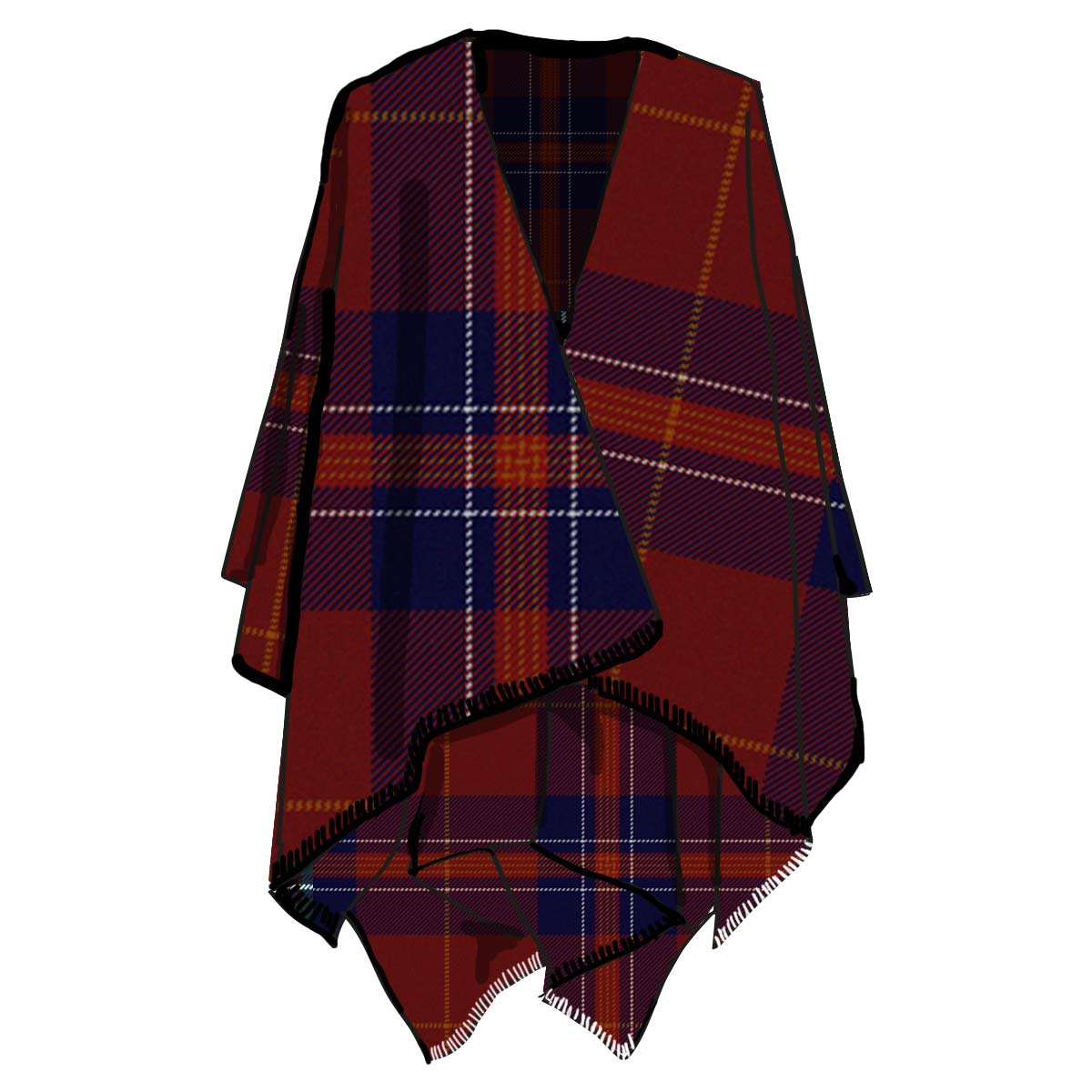 Arbroath Smokie Lightweight Wool Serape