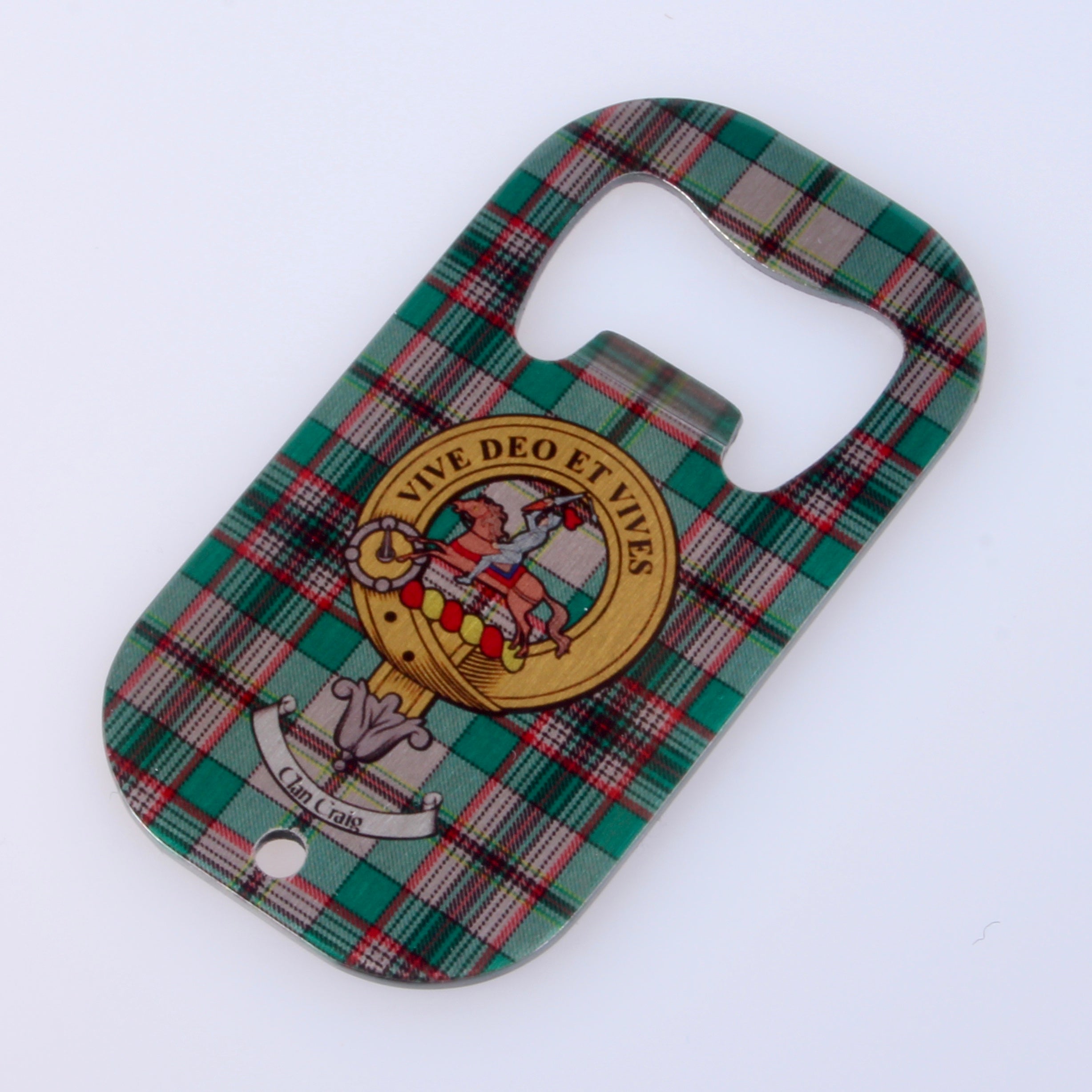 Clan Crest Steel Bottle opener