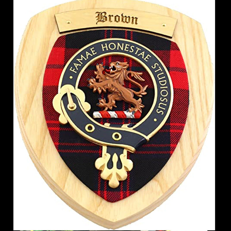 Brown Clan Crest Plaque