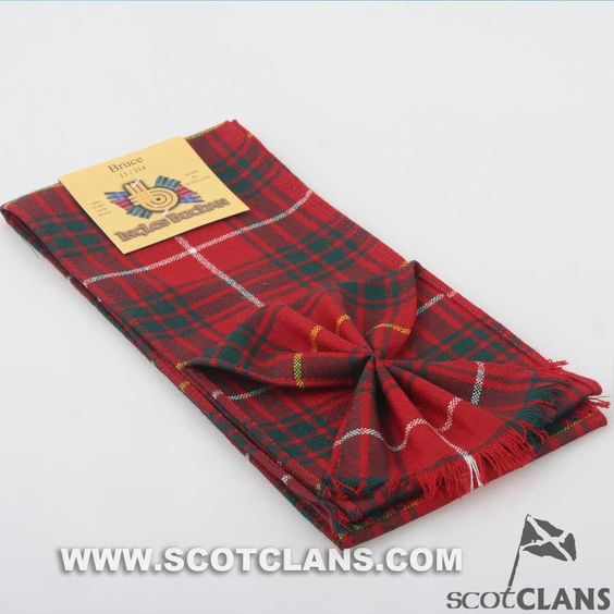 Wool Mini Sash in Bruce Modern Tartan