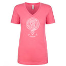 Burnett Clan Crest Ladies Ouline T-Shirt