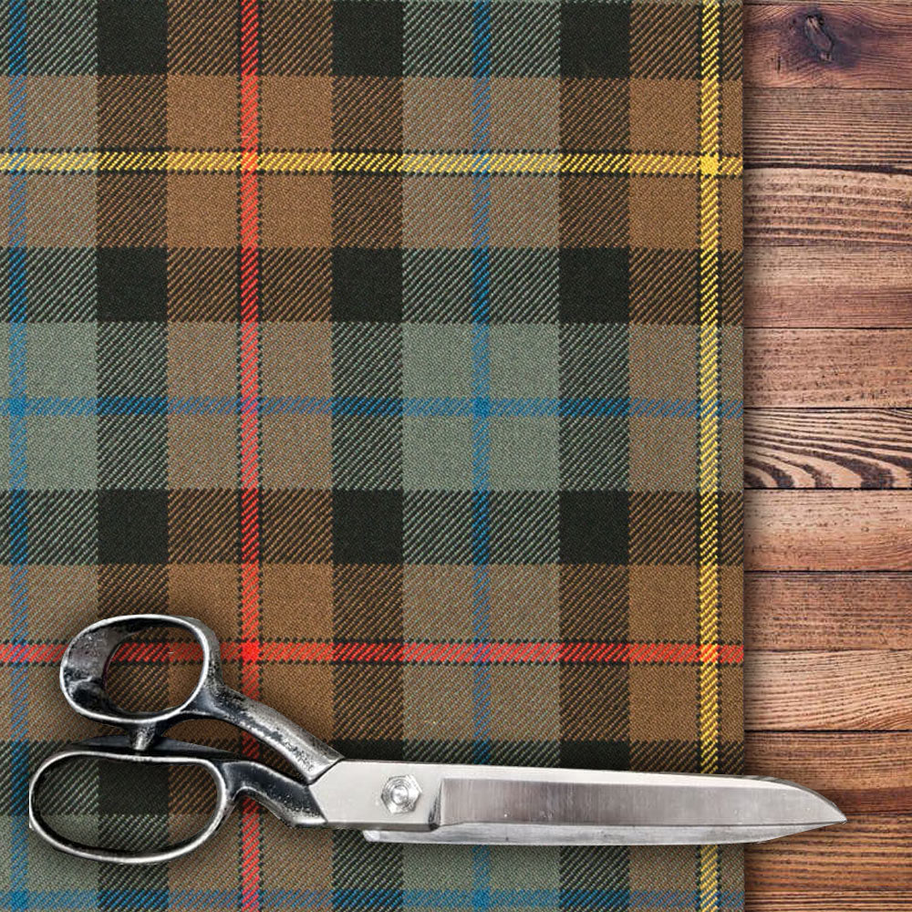 Gow Hunting Weathered  Heavy Weight Tartan per meter