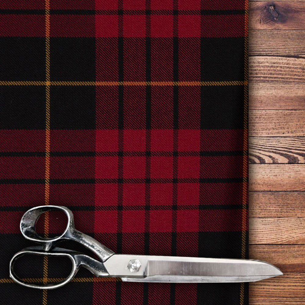 MacQueen Muted Medium Weight Old & Rare Tartan