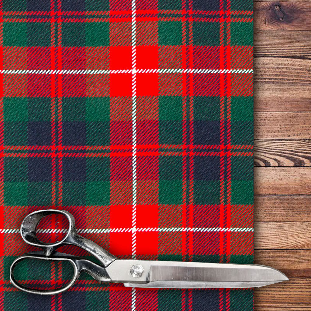 Fraser Lovat Modern Heavy Weight Tartan per meter