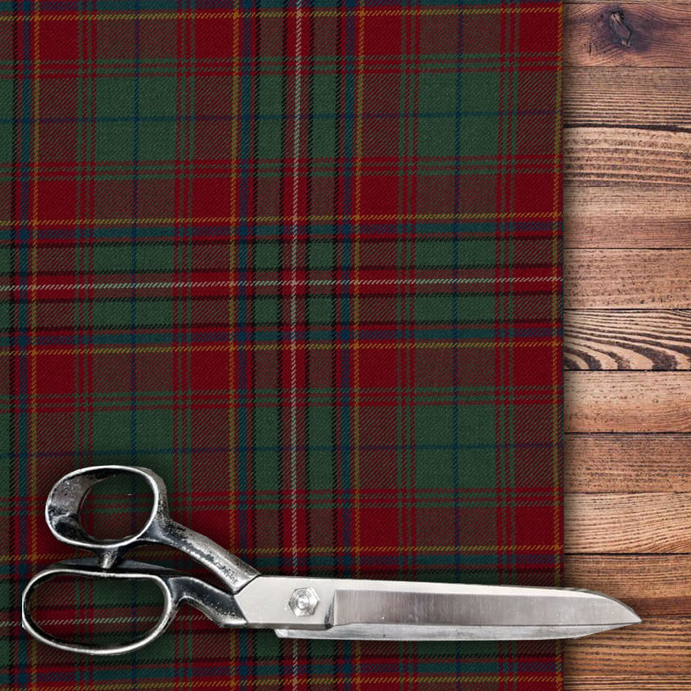 MacInnes Red Muted Old and Rare Tartan Medium