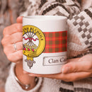 Cameron Clan Crest and Tartan Mug