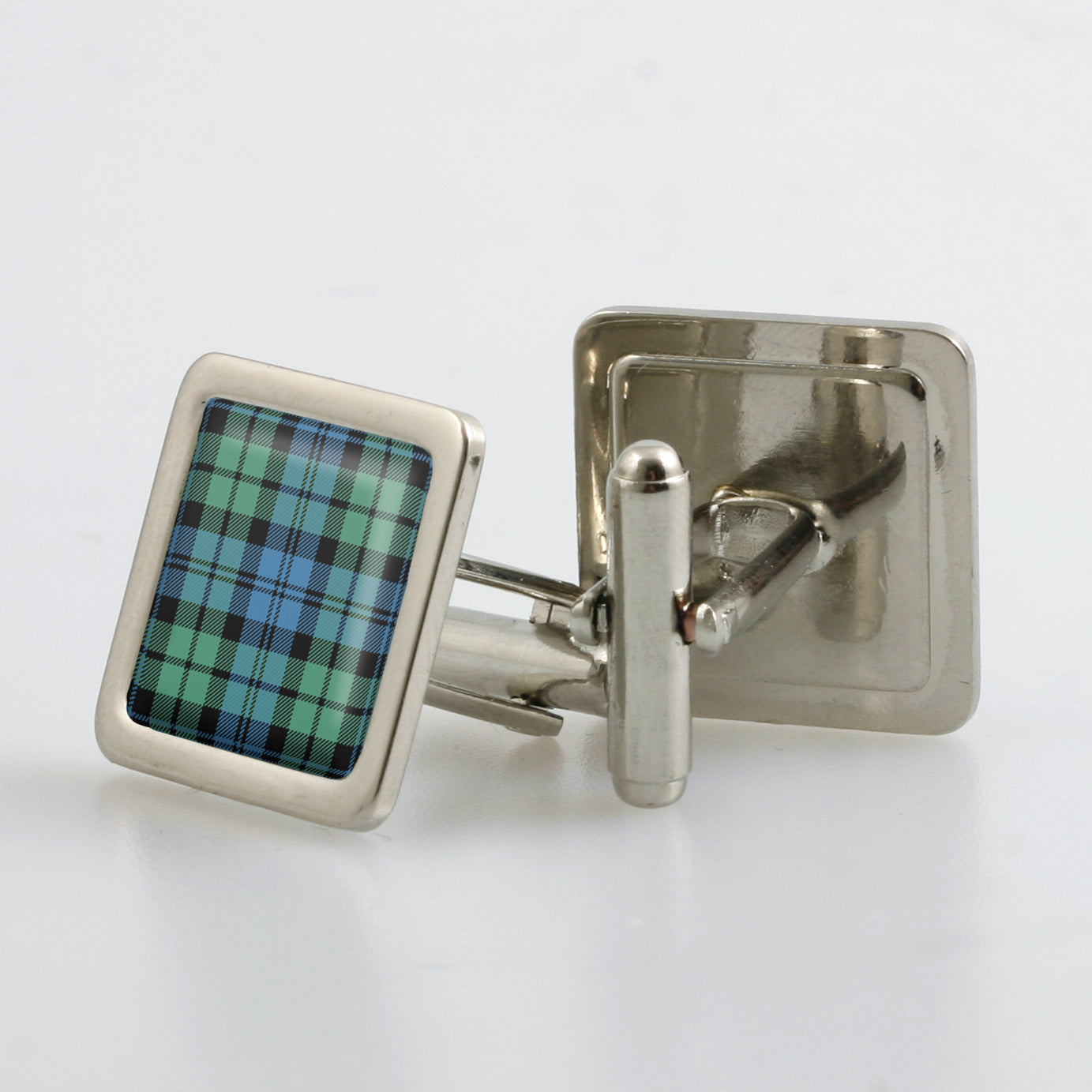 Campbell Ancient Tartan Cufflinks - Choose Your Shape