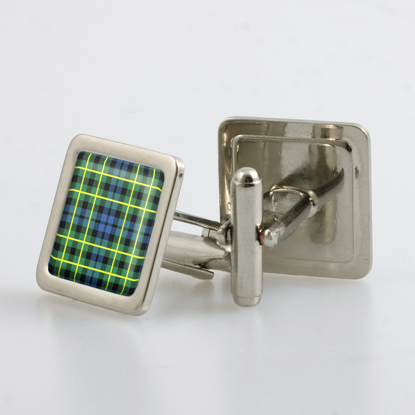 Campbell of Breadalbane Ancient Tartan Cufflinks - Choose Your Shape.