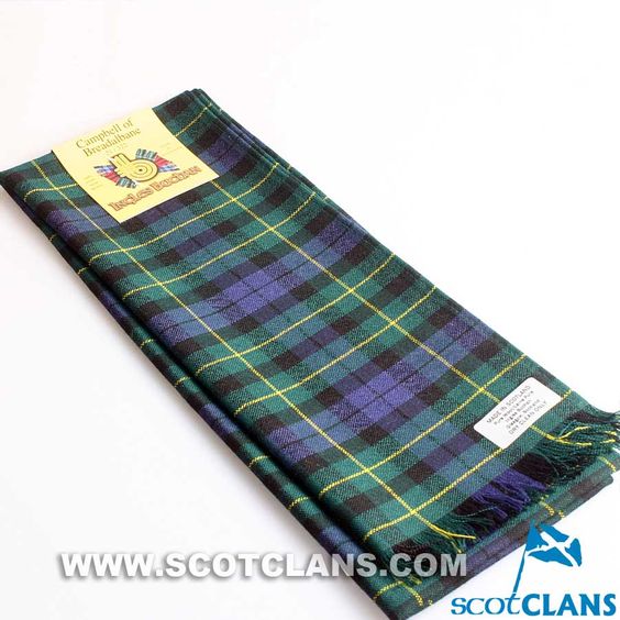 Wool Scarf in Campbell of Breadalbane Modern Tartan