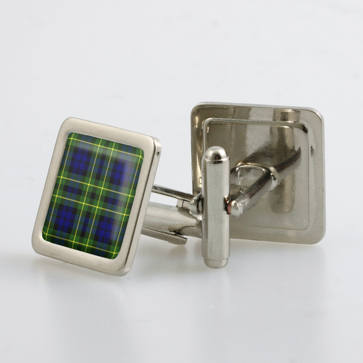 Campbell of Breadalbane Modern Tartan Cufflinks - Choose Your Shape