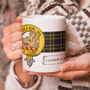 Campbell of Breadalbane Clan Crest and Tartan Mug