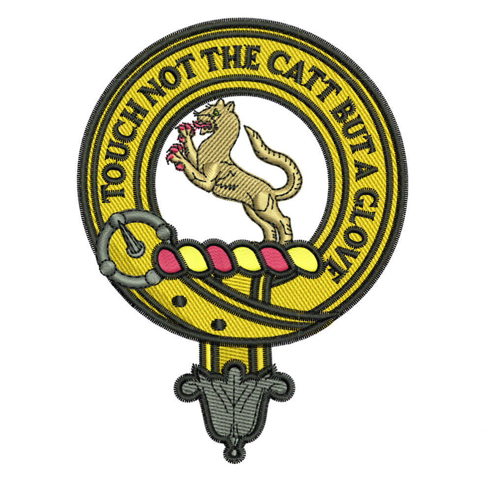 Chattan Clan Crest Embroidered Polo