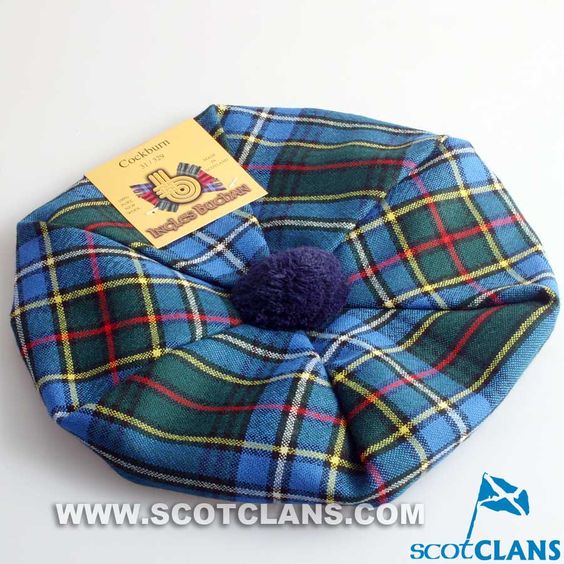 Unisex Wool Tam in Cockburn Tartan